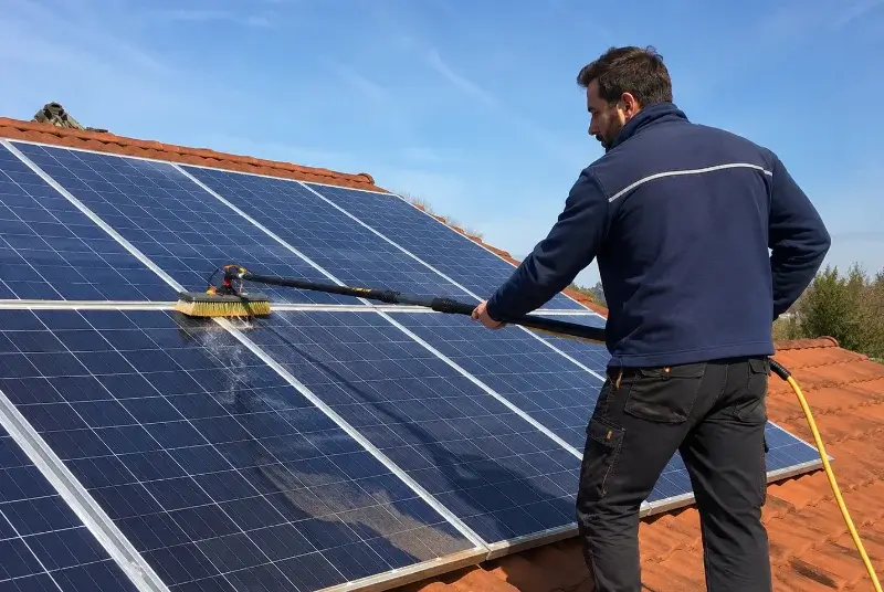 Nettoyage et entretien de panneaux solaires à Bernex