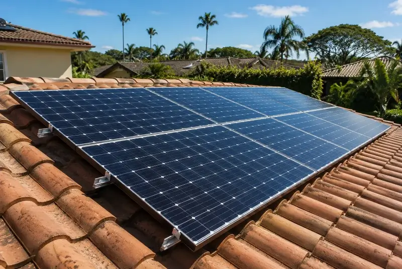 Installation de panneaux solaires à Bernex